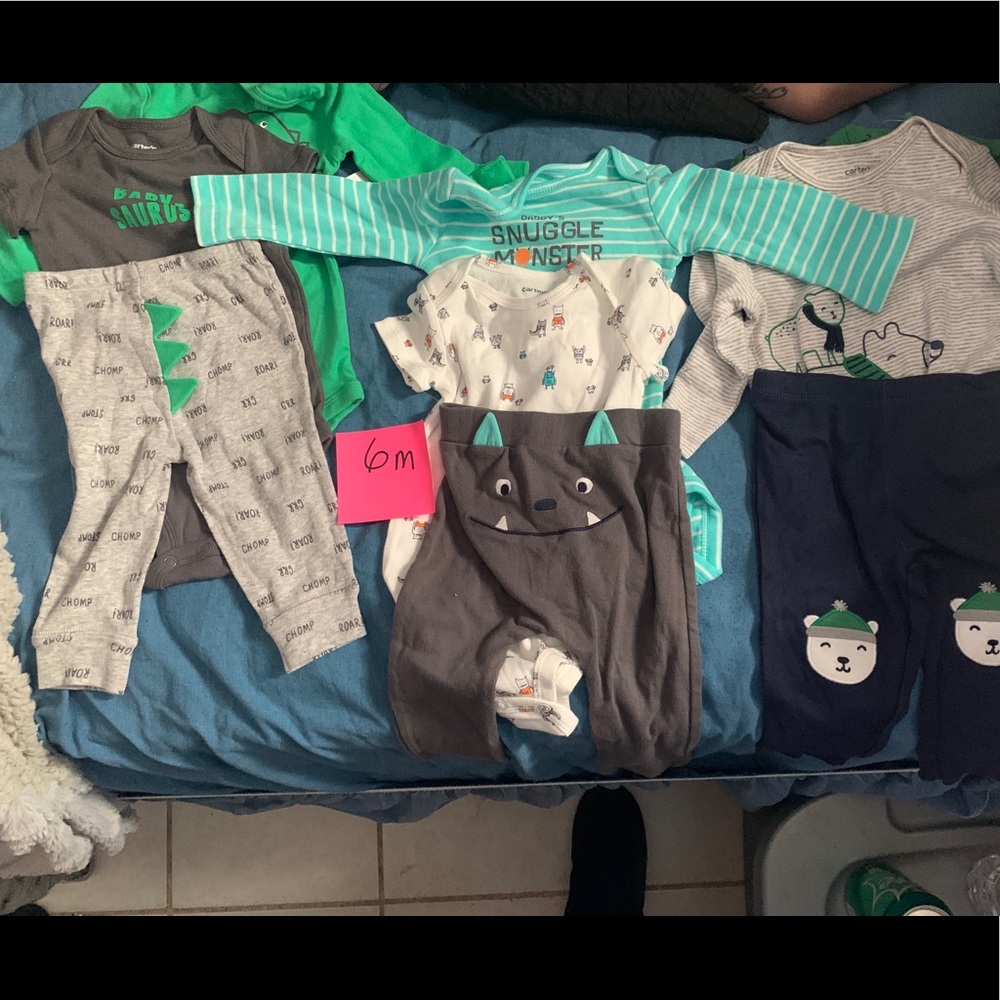 3 carters 3 piece sets new with tags 6m